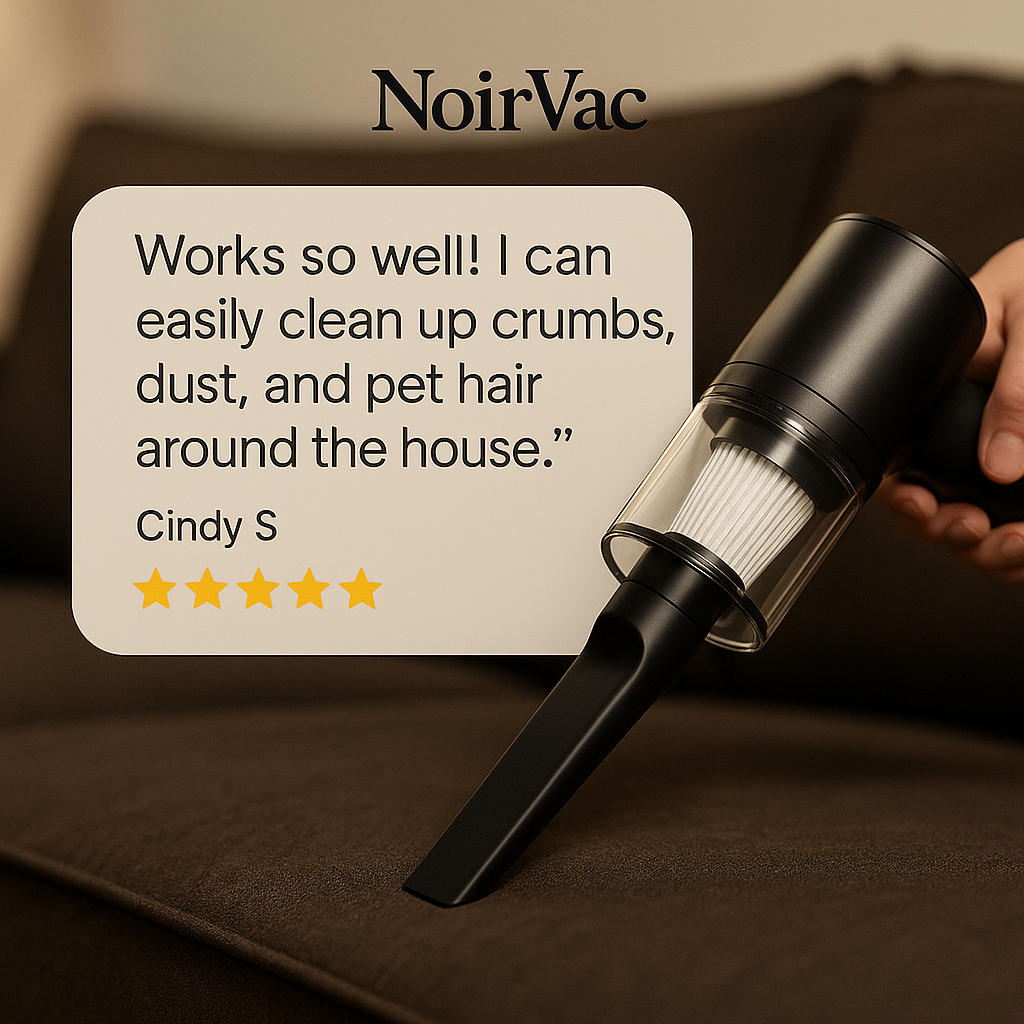 NoirVac™ - Wireless Car Vacuum Cleaner